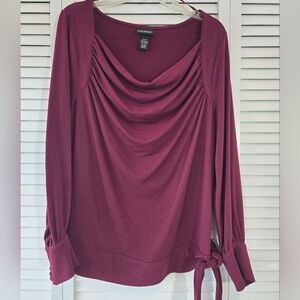 Lane Bryant drape front top size 14/15.